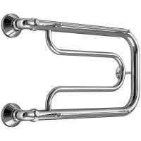 Водяной полотенцесушитель Melodia della vita Foxtrot 32x50х1 MTRFT3250 с полкой Полированная сталь — фото 1, Водяные полотенцесушители