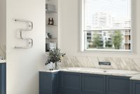 Водяной полотенцесушитель Сунержа Ш-образный 600x500 00-0014-6050 Хром — фото 4, Водяные полотенцесушители