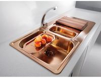 Мойка для кухни LINE MONARCH 10 BRONZE 980X500 в компл. с выпуском без сифона, — фото 2, Кухонные мойки