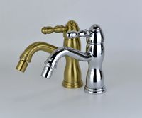 Смеситель для биде Bronze de Luxe Tiffany 1902CR Хром — фото 3, Смесители для биде