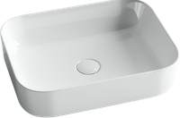 Раковина-чаша Ceramicanova Element 50 CN6011 Белая — фото 13, Раковины накладные