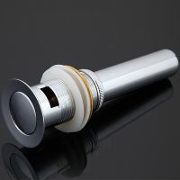 Донный клапан Haiba HB66-2 click-clack Хром — фото 3, Донные клапаны