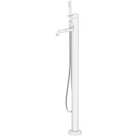 Смеситель для ванны Gattoni Circle Two 9108/91BO Белый матовый — фото 1, Смеситель для ванны