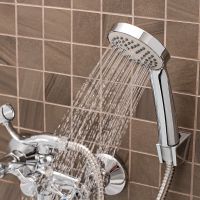 Смеситель для ванны Ростовская Мануфактура Сантехники SL65-140 универсальный Хром — фото 3, Для душа и ванны