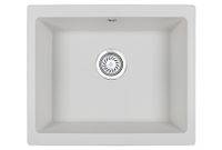 Granula-5551, АРКТИК (БЕЛЫЙ), кухонная мойка, кварц — фото 1, Кухонные мойки