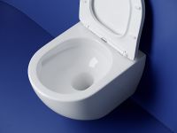 Унитаз Ceramicanova Metropol CN4002T подвесной Белый с сиденьем Микролифт — фото 12, Подвесные унитазы