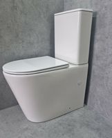 Унитаз компакт CeramaLux TR2178-1 Белый глянцевый с бачком и сиденьем Микролифт — фото 7, Напольные унитазы