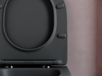 Унитаз Ceramicanova Balearica CN6000MDH подвесной Темный антрацит матовый с сиденьем Микролифт — фото 5, Подвесные унитазы