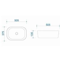 Товар: Раковина-чаша Maretti Florenza 51 FL13NS45-844 Белая - фото 6 Раковина-чаша Maretti Florenza 51 FL13NS45-844 Белая — фото 6, Раковины накладные