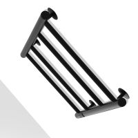 Электрический полотенцесушитель Energy Round 600x400 EETR0ROUND604R905M Черный матовый — фото 6, Электрические полотенцесушители