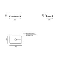 Товар: Раковина-чаша GSI Nubes 60 903626 Ardesia opaco - фото 2 Раковина-чаша GSI Nubes 60 903626 Ardesia opaco — фото 2, Раковины