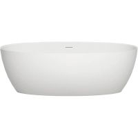 Ванна из литьевого мрамора Salini Alda Nuova 170х80 101912G Белая глянцевая — фото 1, Ванны из искусственного камня