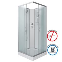 Товар: Душевая кабина Niagara Classic NG-1101-14BK (90х90х200) низкий поддон(13см),стекло матовое,3 места с - фото 2 Душевая кабина Niagara Classic NG-1101-14BK (90х90х200) низкий поддон(13см),стекло матовое,3 места с — фото 2, Душевые кабины