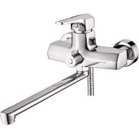 Смеситель для ванны Accoona H114 A71114 универсальный Хром — фото 1, Смеситель для ванны