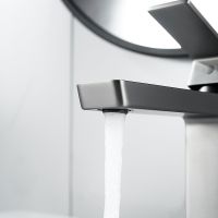 Смеситель для раковины Rose R18T R1801T-1 Оружейная сталь — фото 10, Смесители для раковины