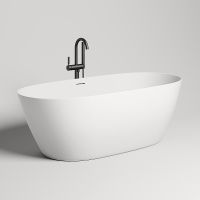 Ванна из искусственного камня Salini Sofia 165х75 102521M Белая матовая — фото 1, Ванны из искусственного камня