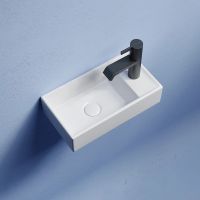 Раковина Ceramicanova Element 41 L CN6051L Белая глянцевая — фото 8, Мини-раковины