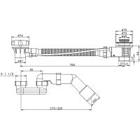 Товар: Слив-перелив Raglo R600.30.06 полуавтомат Черный матовый - фото 2 Слив-перелив Raglo R600.30.06 полуавтомат Черный матовый — фото 2, Сливы-переливы