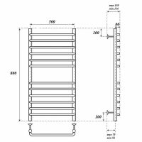 Товар: Водяной полотенцесушитель Point Нептун Премиум PN09158S П12 500x800 Хром - фото 5 Водяной полотенцесушитель Point Нептун Премиум PN09158S П12 500x800 Хром — фото 5, Водяные полотенцесушители