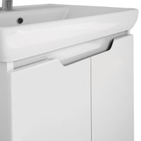 Товар: Тумба Q (D), 60 см, подвесная, 2 дверцы, белый глянец - фото 10 Тумба Q (D), 60 см, подвесная, 2 дверцы, белый глянец — фото 10, Тумбы под раковину