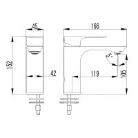 Товар: Смеситель для раковины AQUAme Monza AQM6310BG Шлифованное золото - фото 2 Смеситель для раковины AQUAme Monza AQM6310BG Шлифованное золото — фото 2, Смесители для раковины