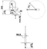 Товар: Смеситель для кухни Blanco Culina-S 517598 Нержавеющая сталь - фото 4 Смеситель для кухни Blanco Culina-S 517598 Нержавеющая сталь — фото 4, Смесители для кухни
