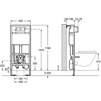 Товар: Инсталляция Roca Duplo Bide Smart WC 890090800 для унитаза биде со смывным бачком без клавиши смыва - фото 2 Инсталляция Roca Duplo Bide Smart WC 890090800 для унитаза биде со смывным бачком без клавиши смыва — фото 2, Инсталляции