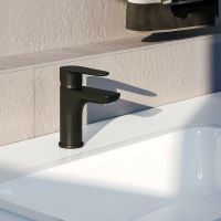 Смеситель для раковины Aringa Рейн AR02012BL Черный — фото 2, Смесители для раковины