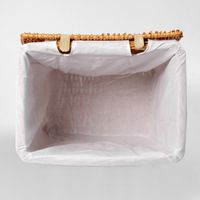 Ammer WB-370-L Плетеная корзина для белья с крышкой — фото 6, Корзины для белья