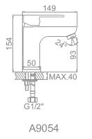 Товар: Смеситель для раковины Accoona H54 A9054 Хром - фото 2 Смеситель для раковины Accoona H54 A9054 Хром — фото 2, Смесители для раковины