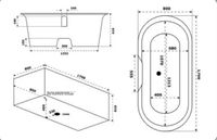 Товар: Ванна из искусственного камня Creto Aurora 170x80 8-1111 без гидромассажа - фото 5 Ванна из искусственного камня Creto Aurora 170x80 8-1111 без гидромассажа — фото 5, Ванны