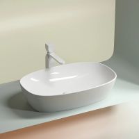 Раковина-чаша Ceramicanova Element 60 CN6049 Белая глянцевая — фото 9, Раковины