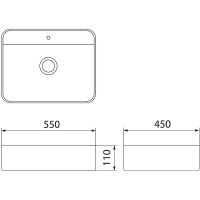 Раковина-чаша Point Меркурий 55 PN43833WM Белая матовая — фото 4, Раковины