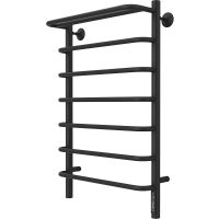 Электрический полотенцесушитель Larusso Стандарт КС П7 500х800 4670078536600 с полкой Черный — фото 1, Электрические полотенцесушители