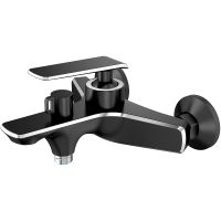 Смеситель для ванны Haiba HB60548-7 Черный Хром — фото 1, Для душа и ванны