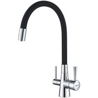 Товар: Смеситель для кухни Lemark Comfort LM3075C085 Хром Черный - фото 14 Смеситель для кухни Lemark Comfort LM3075C085 Хром Черный — фото 14, Смесители для кухни