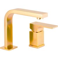 Смеситель для раковины Remer Absolute AU57BG Золото брашированное — фото 1, Смесители для раковины