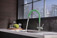 Смеситель для кухни Lemark Comfort LM3075C-Green Хром Зеленый — фото 4, Смесители для кухни