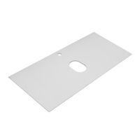 Товар: СтолешницаизкерамогранитаCEZARESSLD-100/48-BOBiancoOpaco - фото 2 СтолешницаизкерамогранитаCEZARESSLD-100/48-BOBiancoOpaco — фото 2, Столешницы под раковину