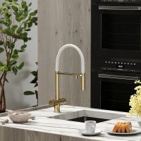 Товар: Смеситель для кухни Sancos Imola SC4010BG Золото брашированное Белый - фото 7 Смеситель для кухни Sancos Imola SC4010BG Золото брашированное Белый — фото 7, Смесители для кухни