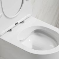 Товар: Унитаз Ceramicanova Modena Rimless CN6063 подвесной Белый глянцевый с сиденьем Микролифт - фото 10 Унитаз Ceramicanova Modena Rimless CN6063 подвесной Белый глянцевый с сиденьем Микролифт — фото 10, Подвесные унитазы