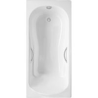 Чугунная ванна Delice Haiti Luxe 160x80 DLR230637R с отверстиями под ручки без антискользящего покры — фото 1, Чугунные ванны