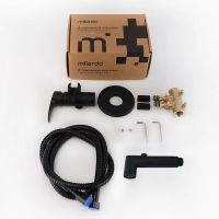 Гигиенический душ со смесителем Milardo Rora RORBLR0M08 Черный матовый — фото 2, Гигиенические души