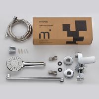 Смеситель для ванны Milardo Demi DEMSB00M10 универсальный Хром — фото 6, Для душа и ванны