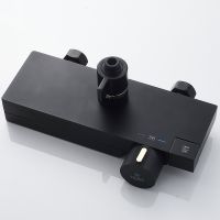 Товар: Душевая система Rose R18H R1896H с термостатом Черная матовая - фото 12 Душевая система Rose R18H R1896H с термостатом Черная матовая — фото 12, Душевые системы