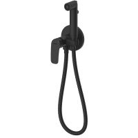 Гигиенический душ со смесителем Milardo Rora RORBLR0M08 Черный матовый — фото 1, Гигиенические души