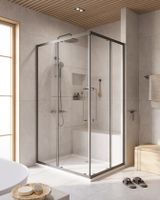 Душевой уголок CEZARES RELAX-304-AH-2-120/90-C-GM — фото 1, Прямоугольные душевые уголки