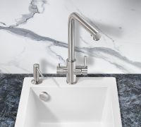 Смеситель для кухни Milacio Ultra MCU.553.SS Нержавеющая сталь — фото 2, Смесители для кухни