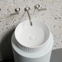 Раковина-чаша Ceramicanova Element 36 CN6057MW Белая матовая — фото 9, Раковины накладные