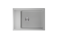 Granula-KS-7305, АРКТИК (БЕЛЫЙ), кухонная мойка, кварц — фото 3, Кухонные мойки